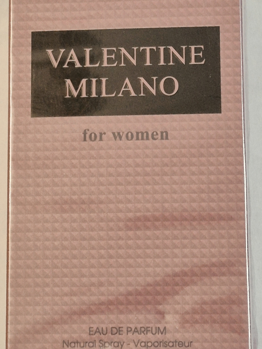 Frances Valentine Pink and Black 'Valentine Milano' Women's Eau de Parfum Box